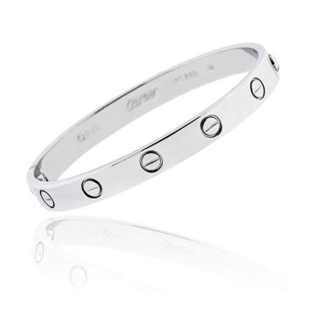 cartier bolt bracelet|cartier bracelet price silver.